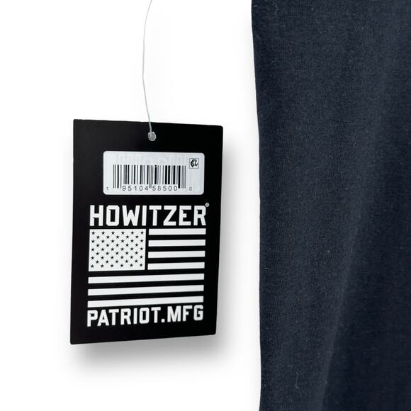 Howitzer Firefighter Always Ready T Shirt Mens Size XXL 2XL Black Back Print - Picture 8 of 8